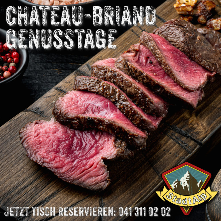 Die legendären Chateau-Briand Tage sind zurück!