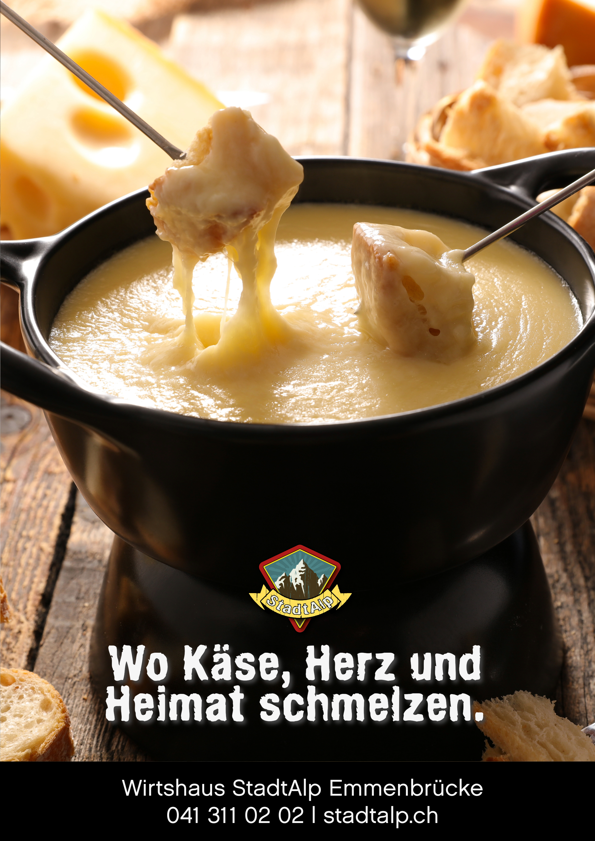StadtAlp – wo Käse, Herz und Gemütlichkeit zusammentreffen!