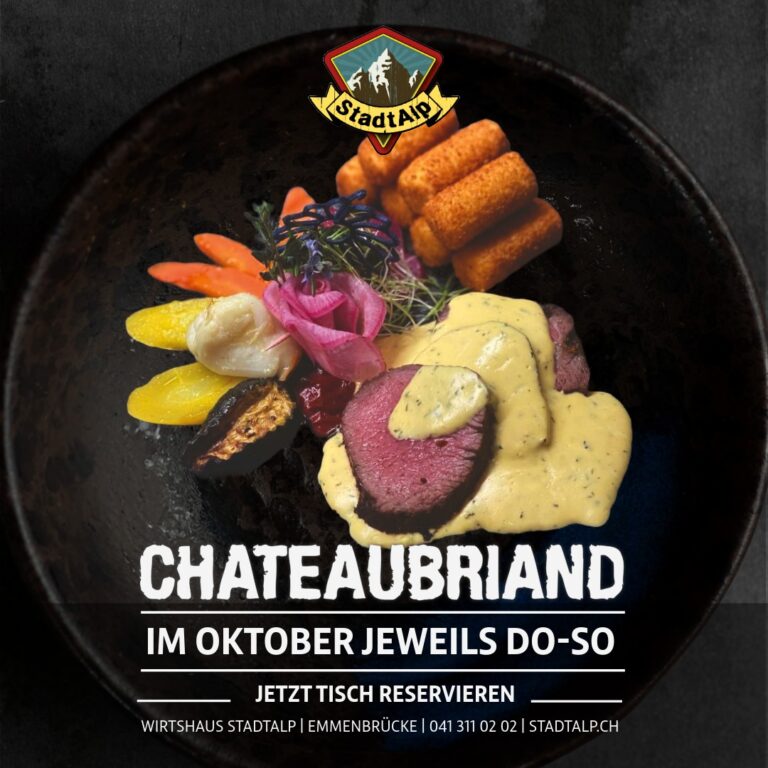 Chateaubriand-Genusstage im Oktober