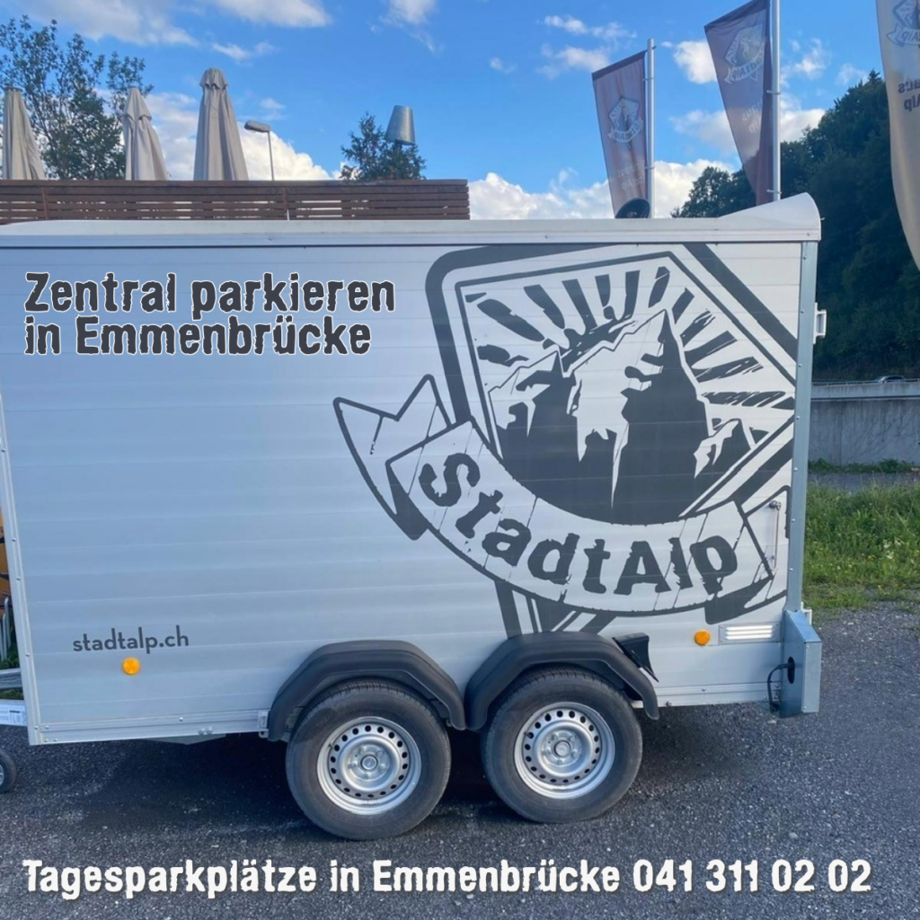 Zentral parkieren in Emmenbrücke – Tagesparkplätze bei der StadtAlp